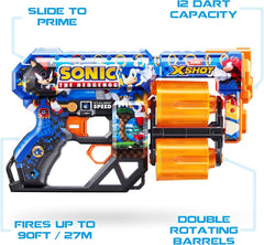 X - Shot Skins Dread Sonic 12 Darts XS - 36583A - Colorland Toys