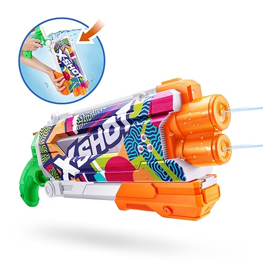 X - Shot Skins - Fast - Fill Pump Action Water Blaster - Repple XS - 11855A - Colorland Toys