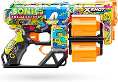 X - Shot Skins Flux Hyper Spike Sonic Blaster - Colorland Toys