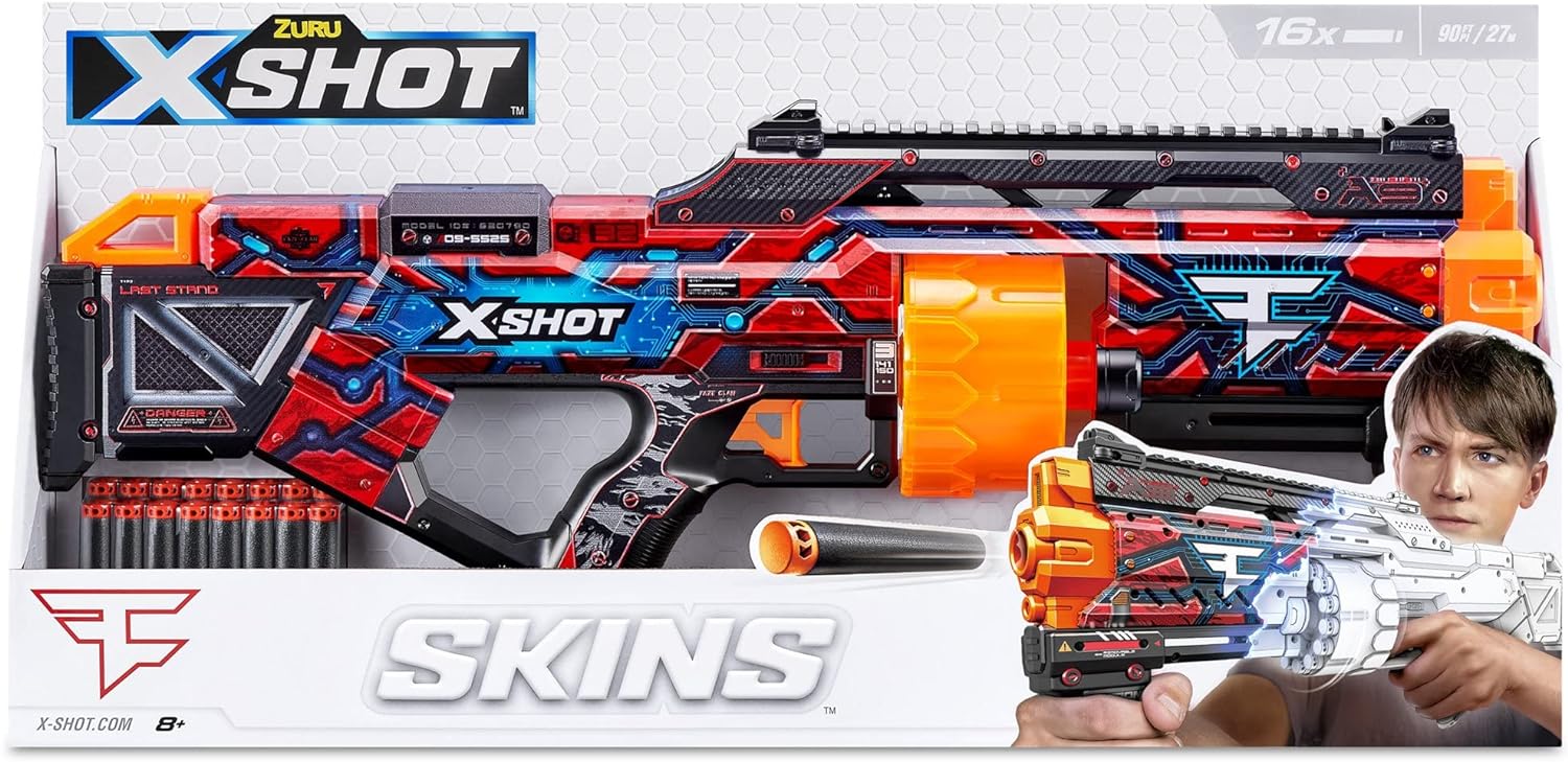 X - Shot Skins Last Stand Dart Blaster - Faze Clan - Colorland Toys