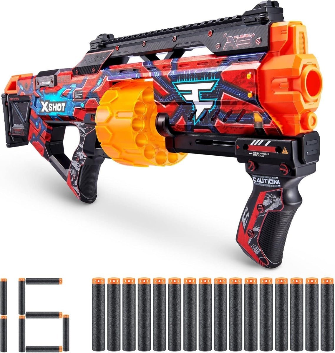 X - Shot Skins Last Stand Dart Blaster - Faze Clan - Colorland Toys