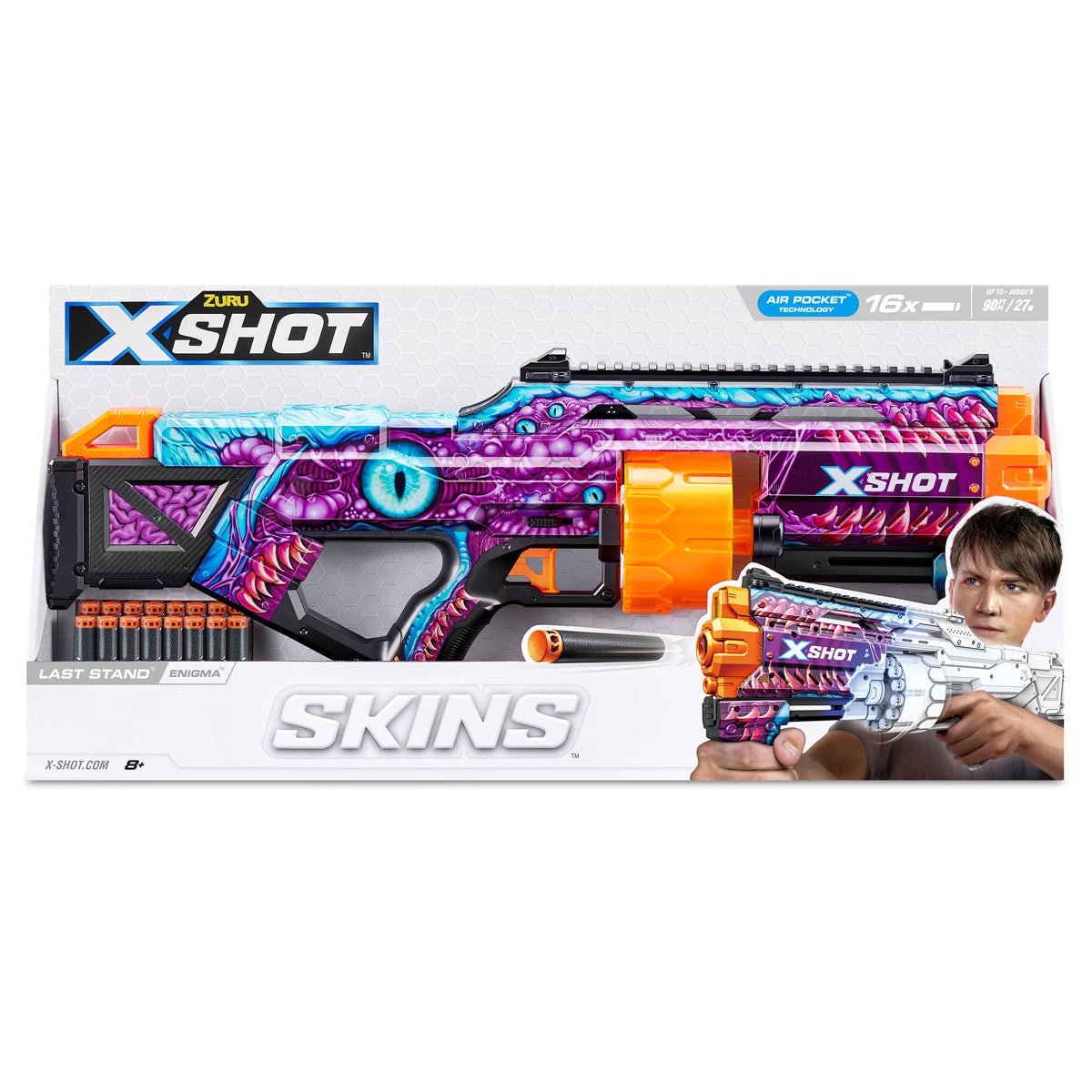 X - Shot Skins Last Stand Enigma Dart Blaster - Colorland Toys