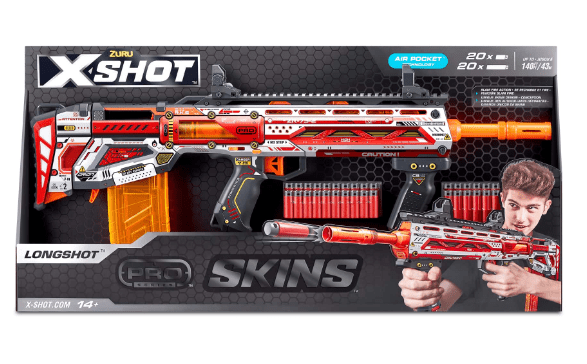X - Shot Skins Pro Series Long Shot Sinister 40 Darts XS - 36600 - Colorland Toys