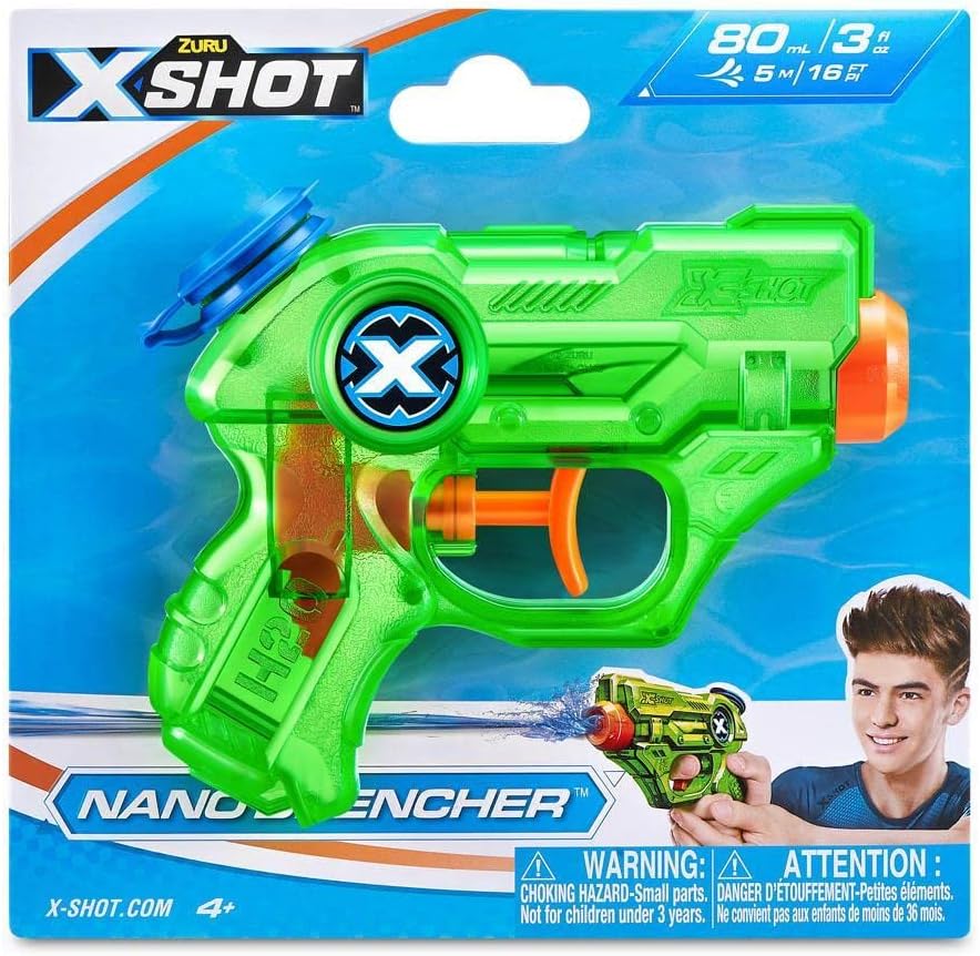 X - Shot Water Blaster Nano Drencher XS - 5643 - Colorland Toys
