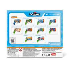 X - Shot Water Nano Fast - Fill Skins Sonic XS - 118166/118166 - Colorland Toys