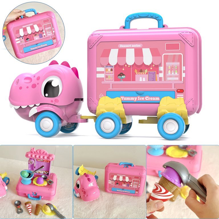 Xin BoXian Dinosaur Truck Dessert Series 0945 - Colorland Toys