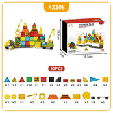 Xinbida Dream Builder Magnetic Blocks 60 - Pcs X2102 - Colorland Toys