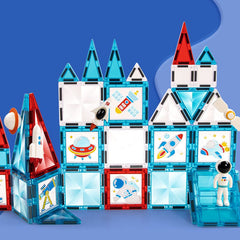 Xinbida Window Art Magnetic Blocks 90 - Pcs X6010 - Colorland Toys