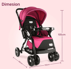 Xplorer Baby Stroller Pink S5000 - Colorland Toys