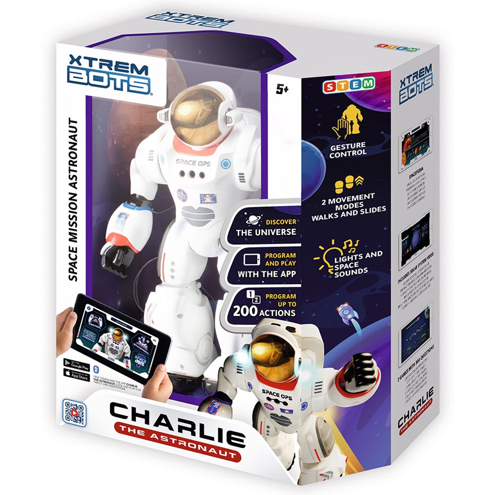 Xtrem Bots Charlie The Astronaut XT3803085 - Colorland Toys