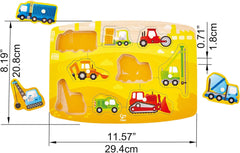 Hape Construction Peg Puzzle E1407