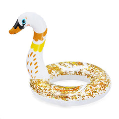 Bestway Swan Shimmer 'n Float Swim Tube 61cm - Colorland Toys