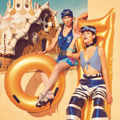 Bestway Gold Floating Swim Ring 91cm 36127 - Colorland Toys