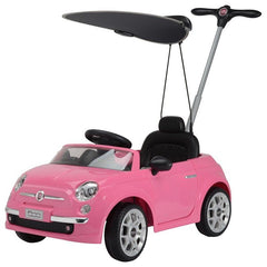 Fiat 500 3 in 1 Push Car Ride on Pink 3622H - Colorland Toys