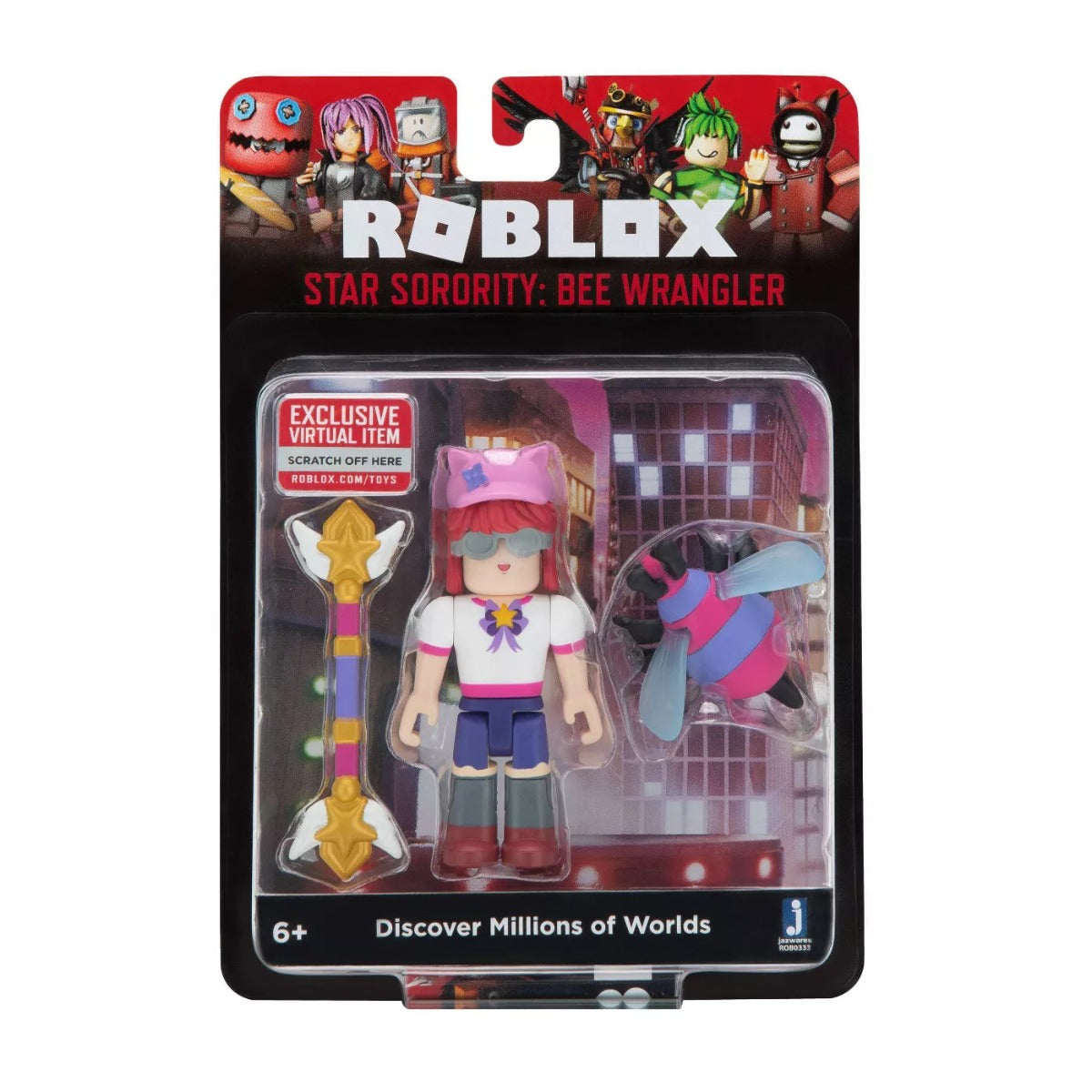 Roblox Single Figure Star Sorority Bee Wrangler 10705 - Colorland Toys