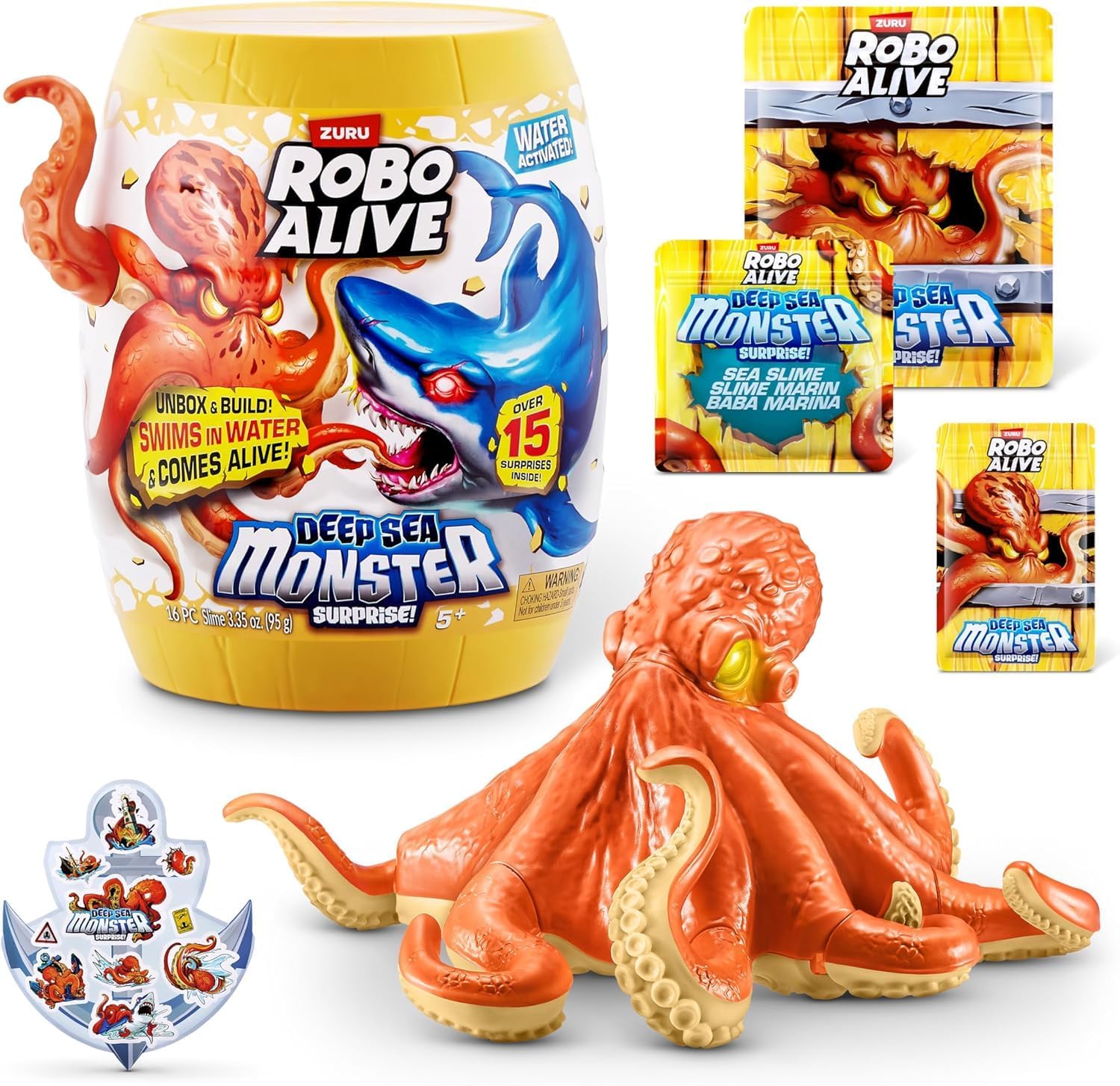 Zuru Robo Alive Deep Sea Monster Surprise 71155 - Colorland Toys