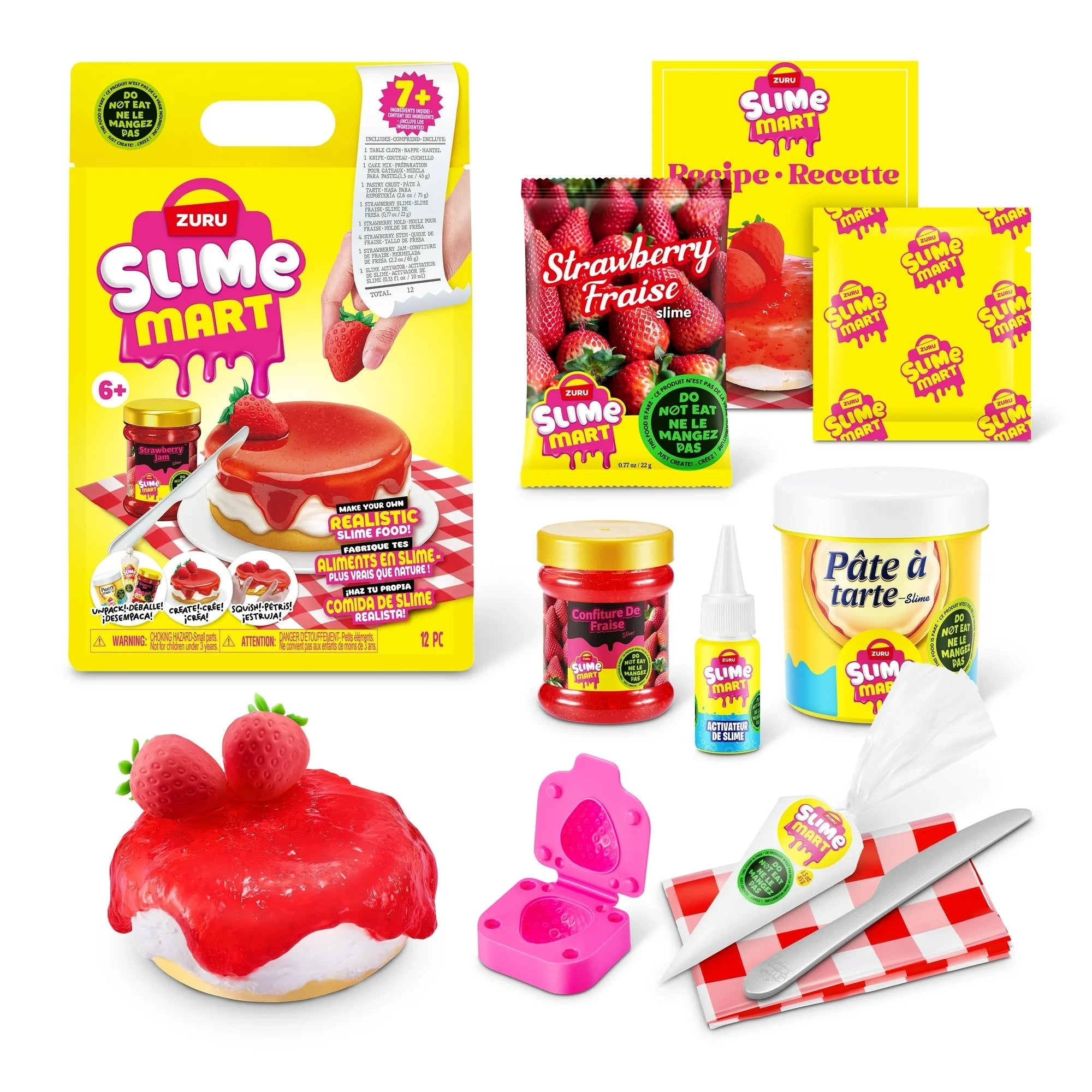 Zuru Slime Mart Small Shopping Bag Series 1 Strawberry Cheesecake 15901A - Colorland Toys