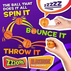 Zzzopa Fidget Ball Sport Range - Basketball Ball PMI - ZZ9010 - Q - Colorland Toys