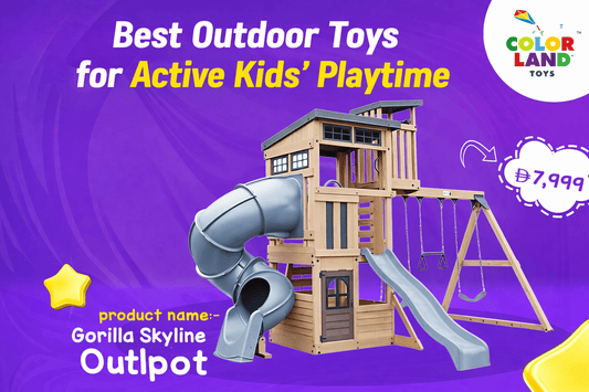 Best Outdoor Toys for Active Kids' Playtime - Colorland Toys