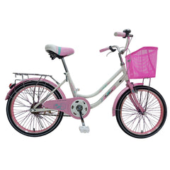 Mogoo Bicycle Vego Fashion 20 Inch White Pink - Colorland Toys