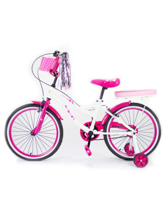 Little Angel Psycho Fox Bicycle 20 Inch Princess White - Colorland Toys