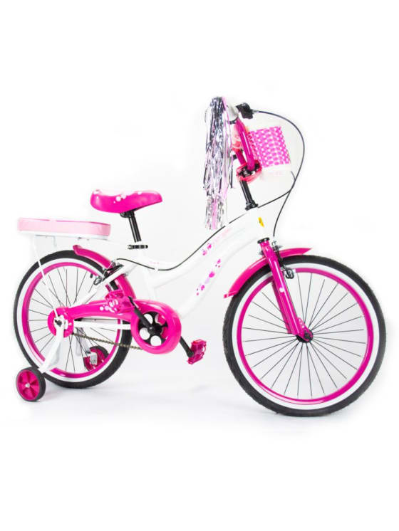 Little Angel Psycho Fox Bicycle 20 Inch Princess White - Colorland Toys