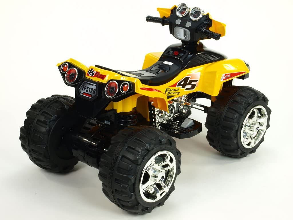 Electric Auto Quad Bikes for Kids Yellow 5128A