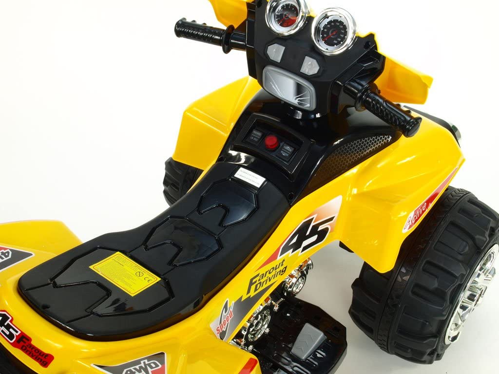 Electric Auto Quad Bikes for Kids Yellow 5128A