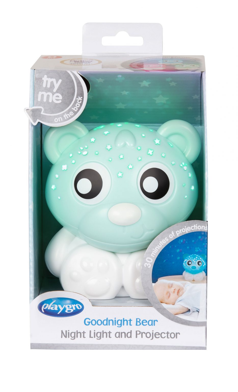 Playgro Goodnight Bear Night Light & Projector – PG0186423 - Colorland Toys