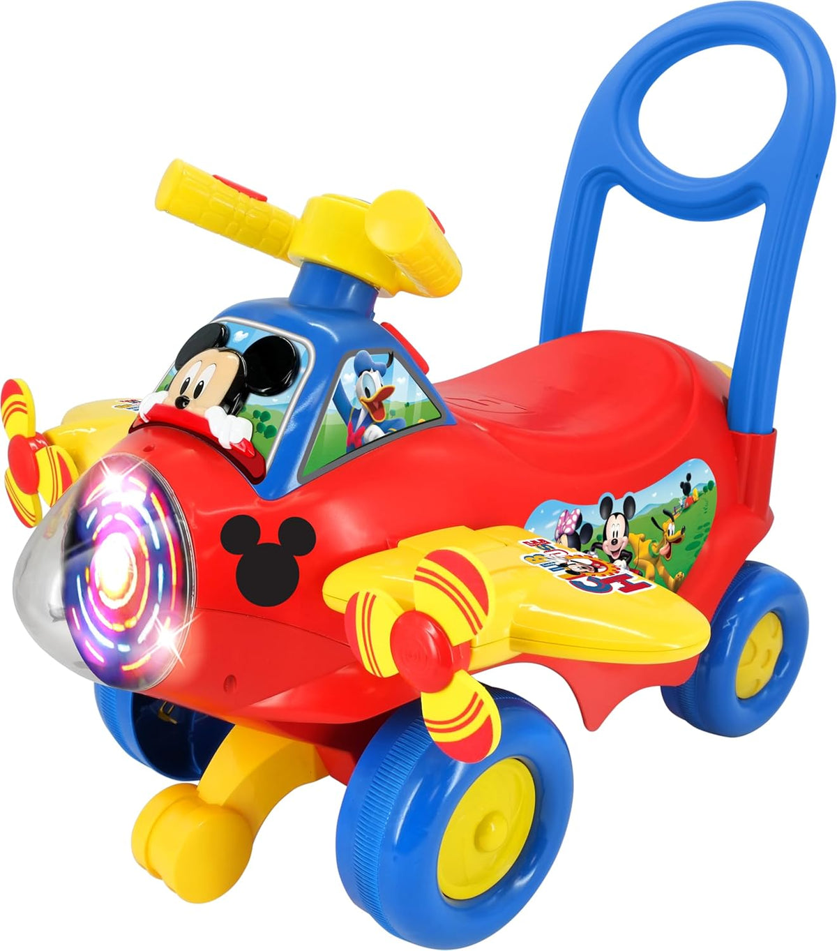Kiddieland Spinning Lights Mickey Activity Plane