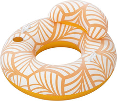 Bestway Velvet Swimming Ring 46'' Inflatable Pool Float with Headrest