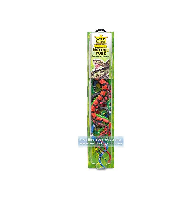 Wild Republic Rubber Snake Nature Tube - Colorland Toys