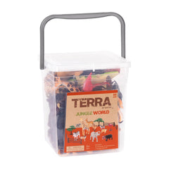 Terra Jungle World Animals in a Bucket - Colorland Toys