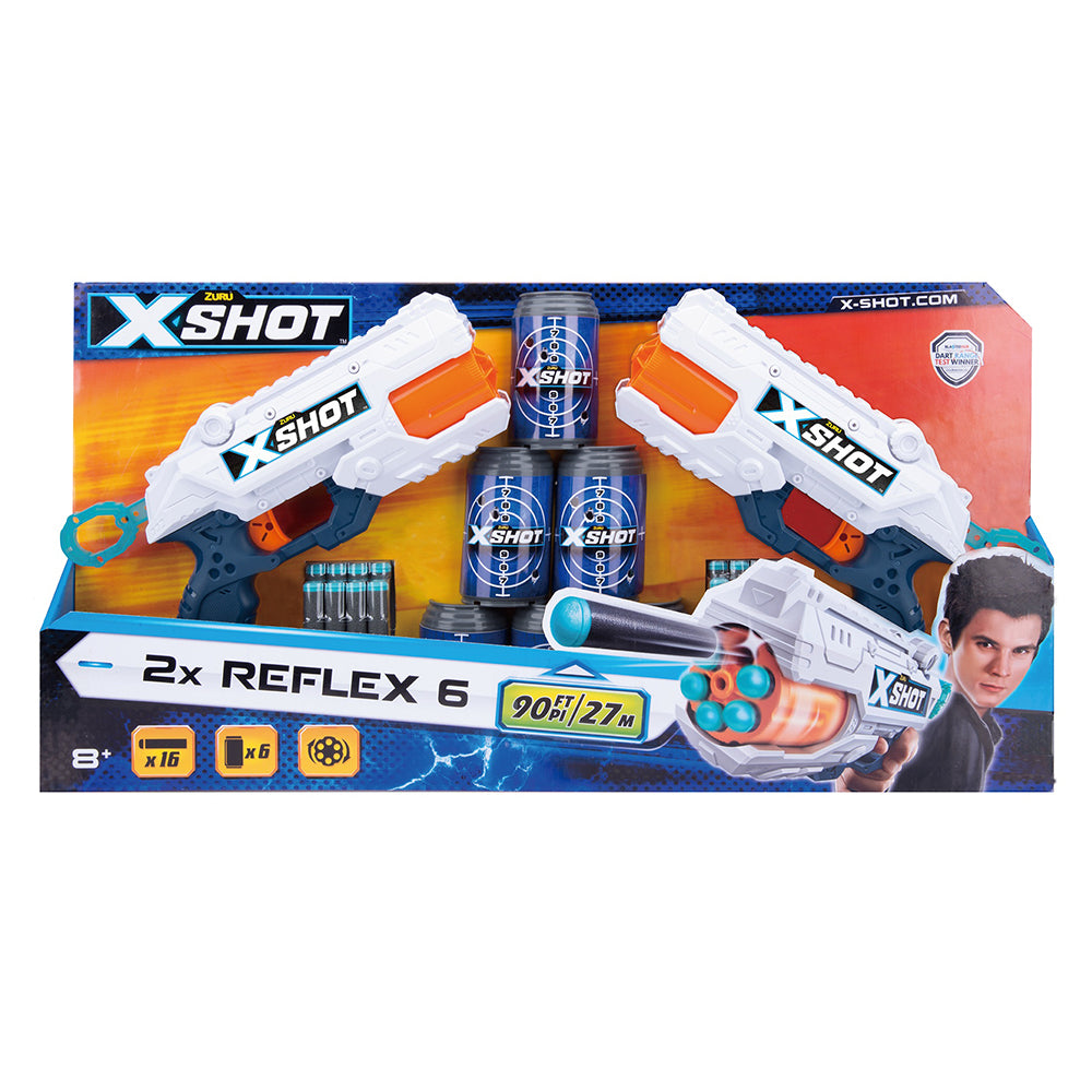X Shot Excel Reflex 6 Combo Pack - Colorland Toys