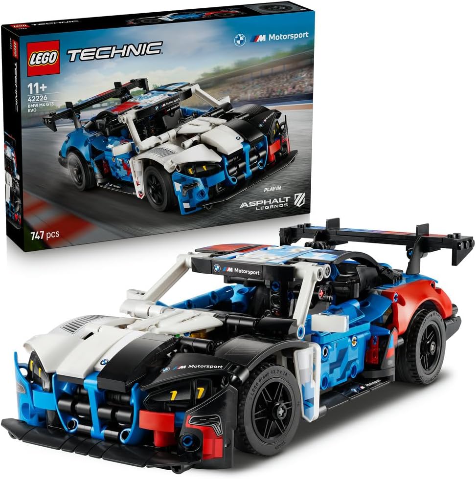 LEGO Technic BMW M4 GT3 EVO Race Car Model Kit 42226