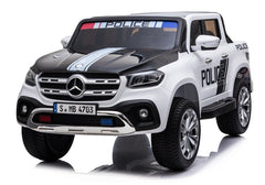 Megastar Licensed Ride On Mercedes Benz Police Car White 606J - Colorland Toys