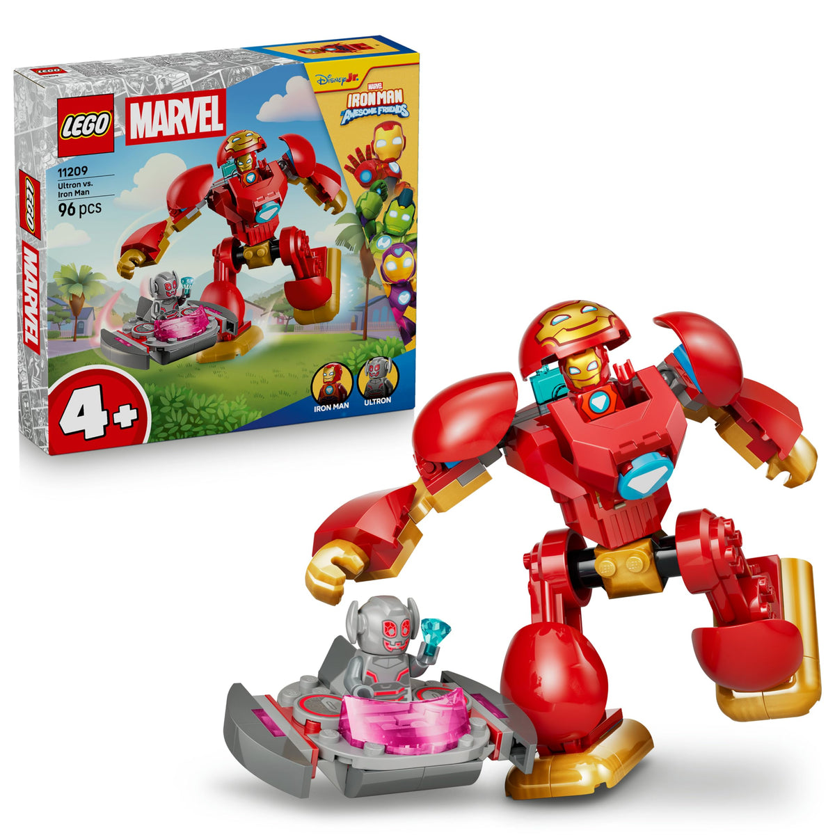 LEGO Marvel Iron Man vs Ultron Mech Set – 11209 – 4+ Years