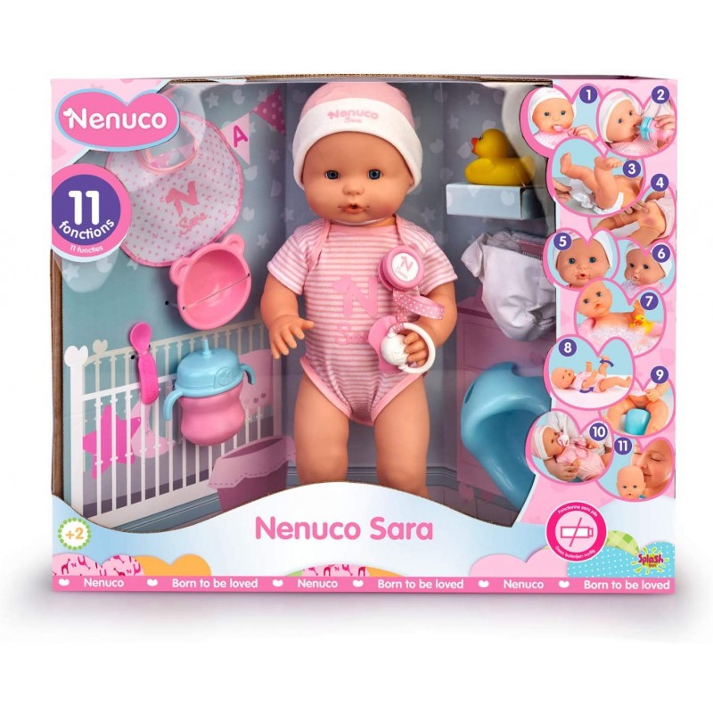 Nenuco Doll Sara with Accessories 42cm 700015154 - Colorland Toys