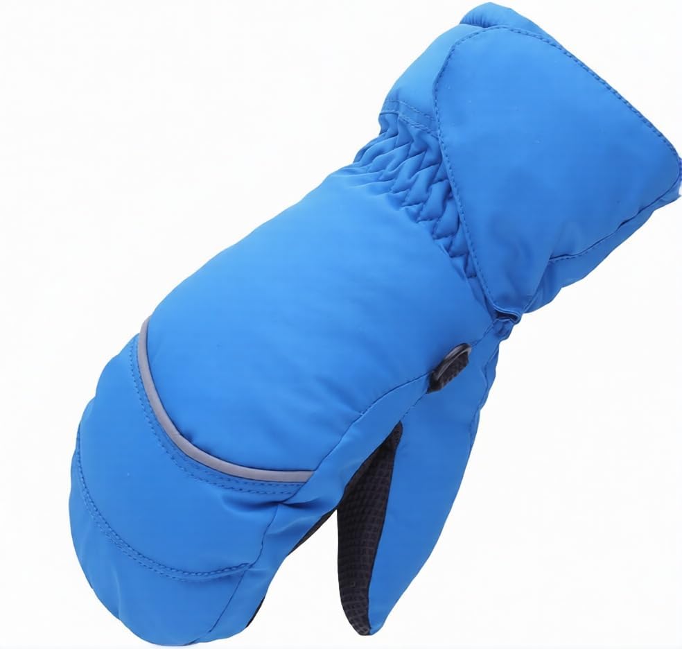 Kids Lined Waterproof Windproof Gloves - Super Mario