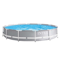 Intex Prism Frame Pool with Pump 12ft - Blue