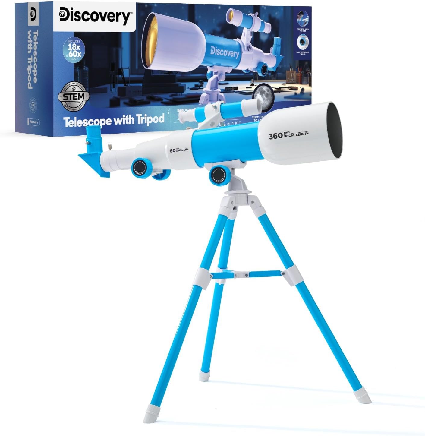 Discovery Toy Telescope with Tripod Early Explorers 1423022530 