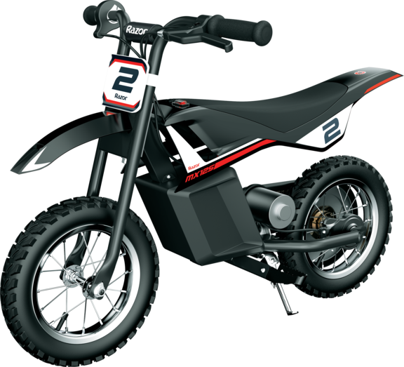 Razor MX125 Dirt Rocket Motorbike Black 15173858 - Colorland Toys