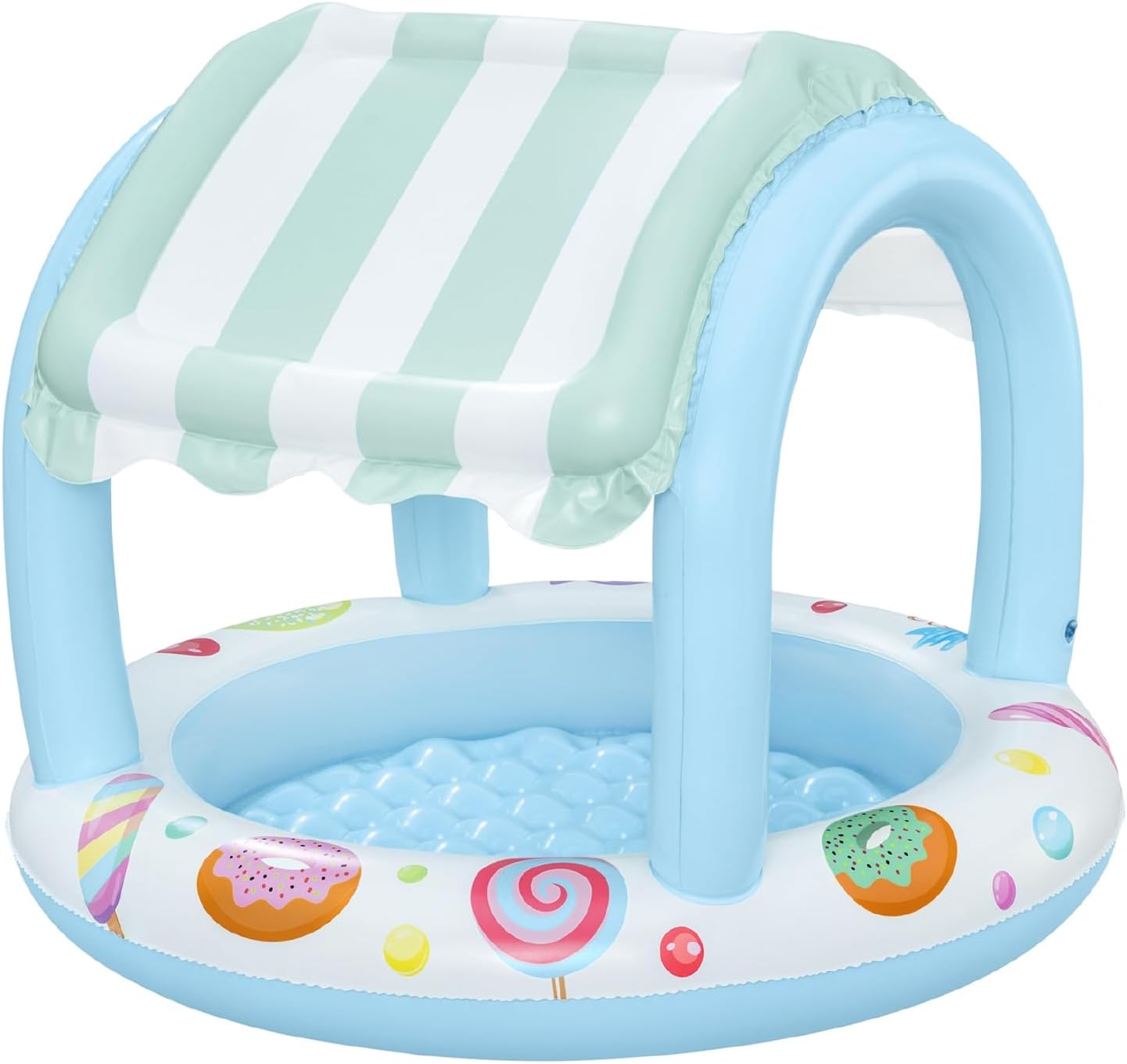Bestway Inflatable Sweet Shop Paddling Pool with Canopy, 2+ Years