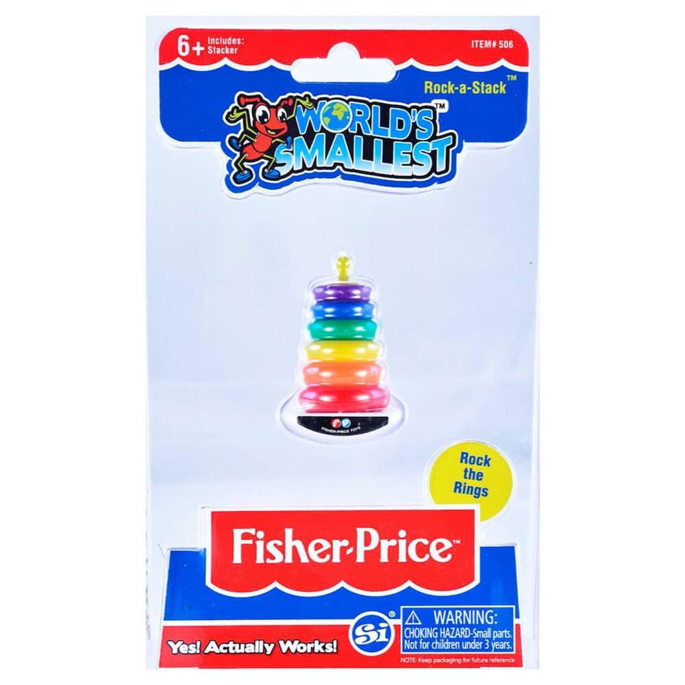 Worlds Smallest Fisher Price Rock a Stack - Colorland Toys