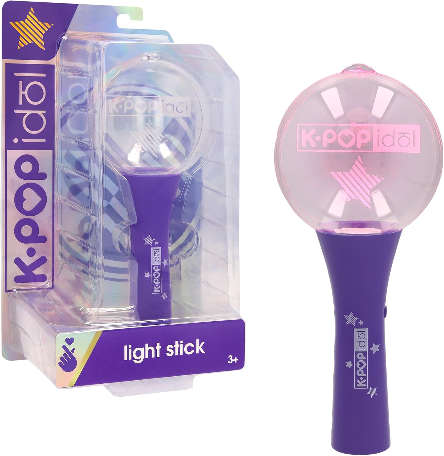 K-Pop Idol Light Stick – Interactive LED Concert Toy for Kids, Ages 3+