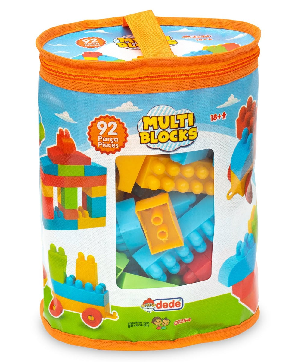Dede Multi Blocks 92 Pieces - Colorland Toys