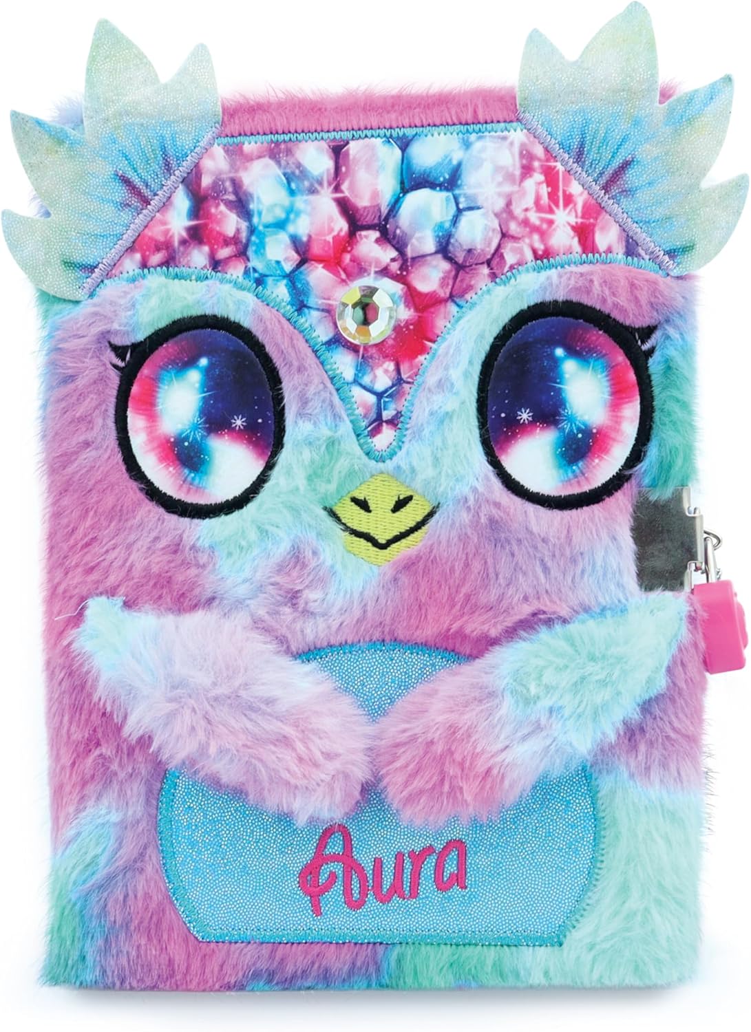 Nebulous Stars Aura Soft Plush Locked Secret Diary for Girls