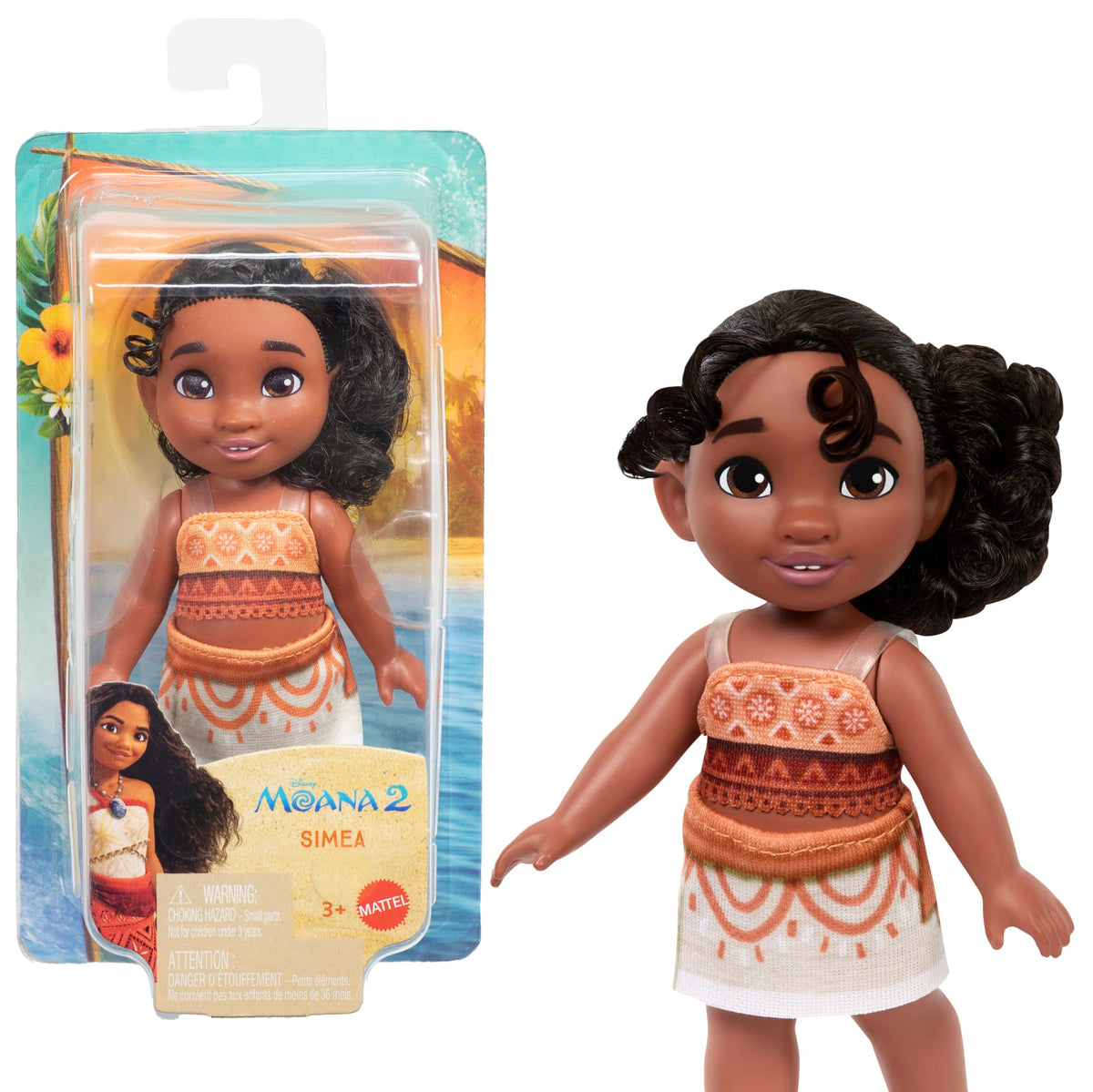 Disney Moana 2 Simea Fashion Doll with Anklet & Removable Outfit