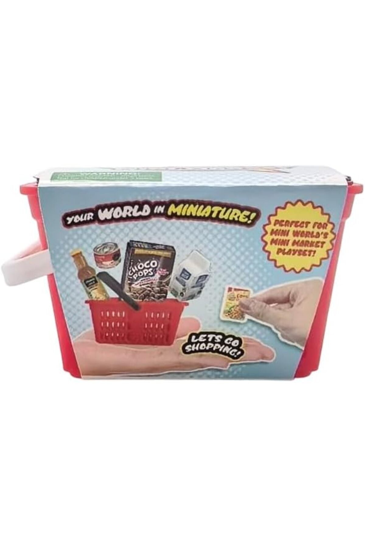 Miniworld Mini Market Shop Basket - 4 pcs Realistic Supermarket Playset