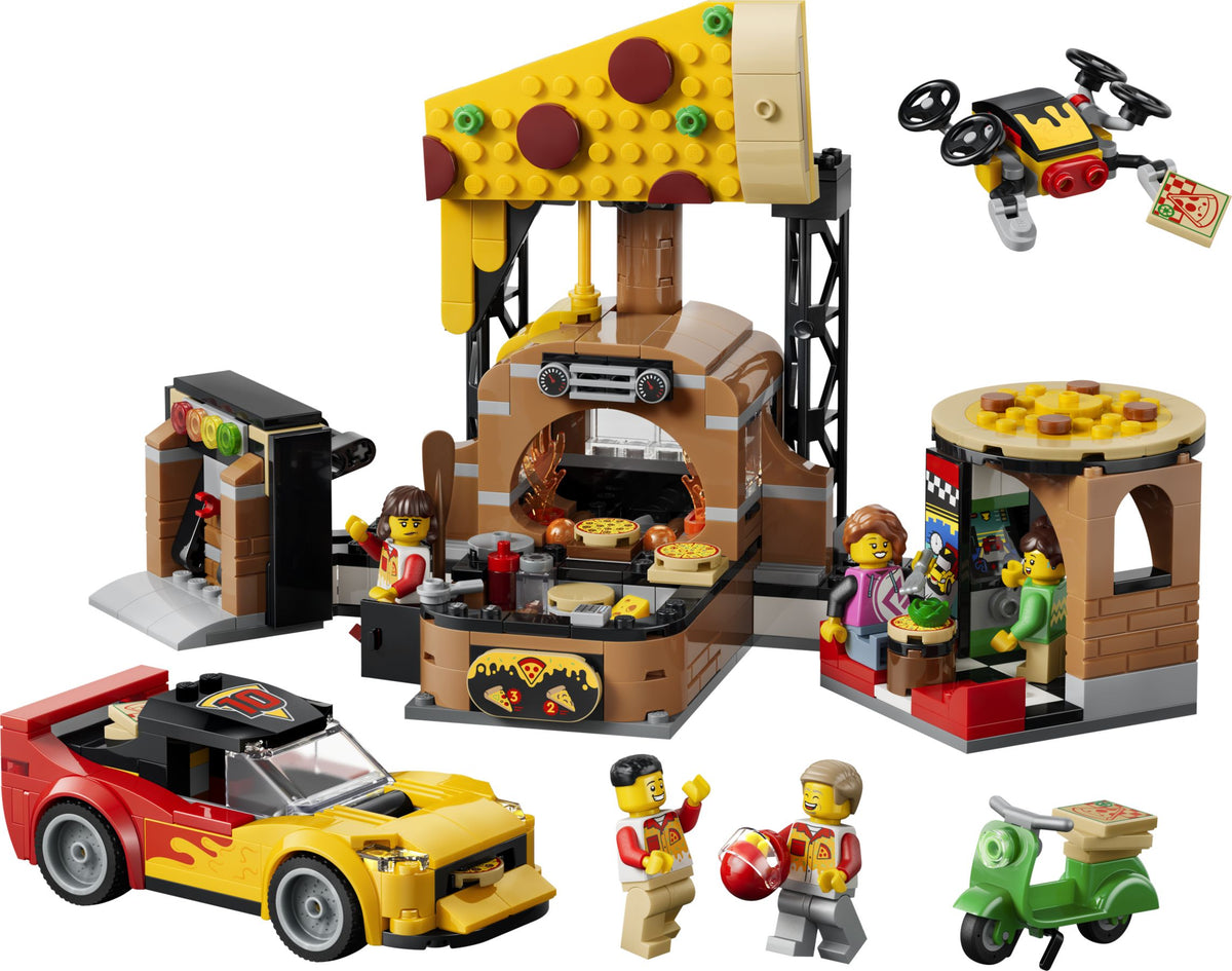 LEGO City 60496 Pizza Delivery Adventure Building Set